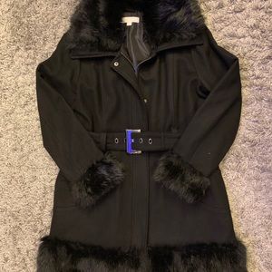 Wool blend coat